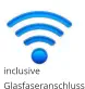 inclusive Glasfaseranschluss